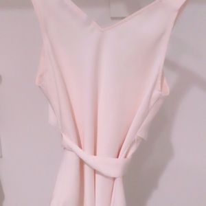Zara top/tank top in baby pink